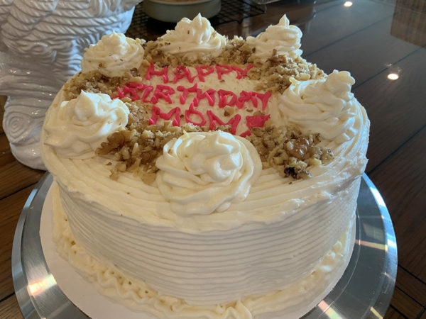 double layer carrot cake