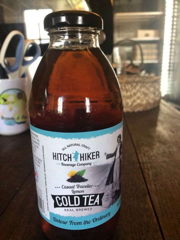 hitchhiker casual traveller cold tea