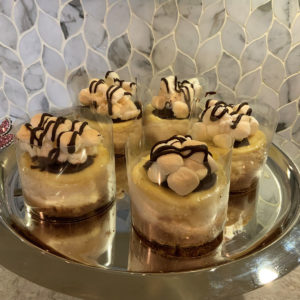 smore mini mini cheesecakes