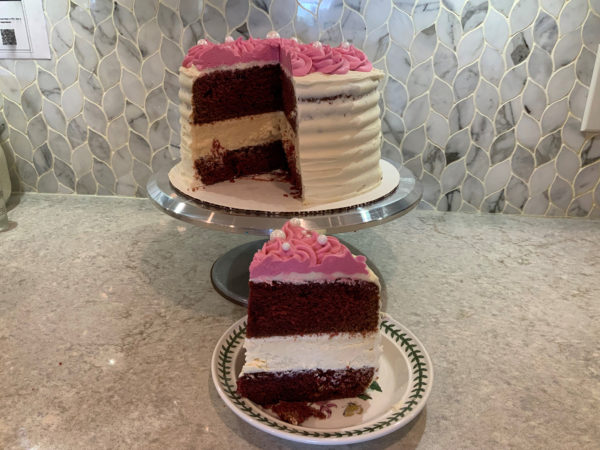 red velvet cake 'n cheesecake